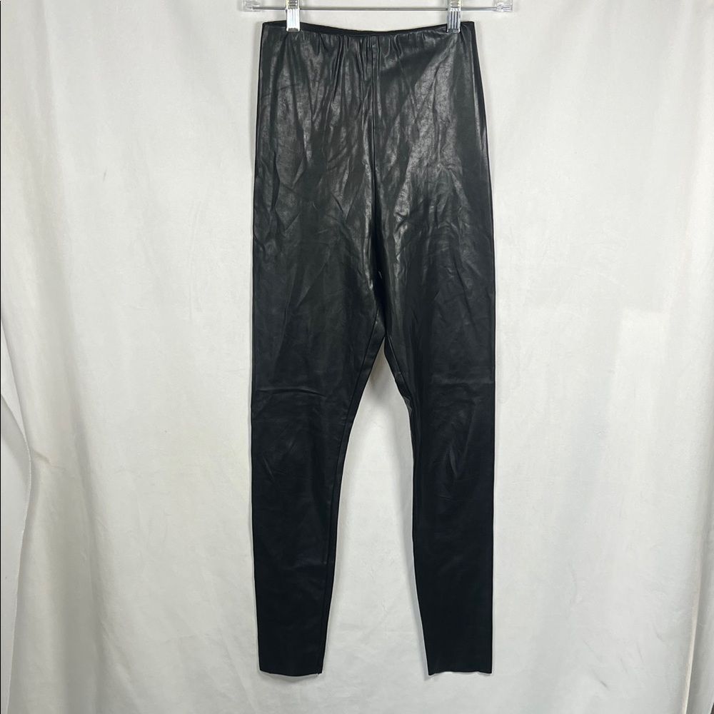 Wilfred free faux leather leggings size small black
